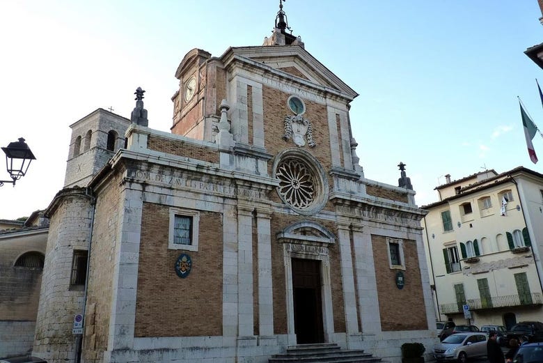 La facciata della Concattedrale di Santa Salome