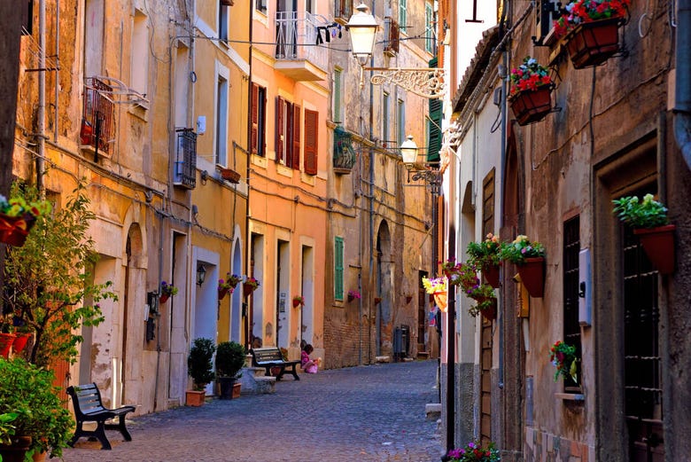 Recorriendo las calles de Civita Castellana