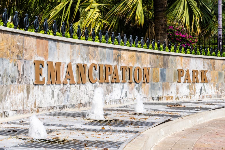 Entrance to Emancipation Park