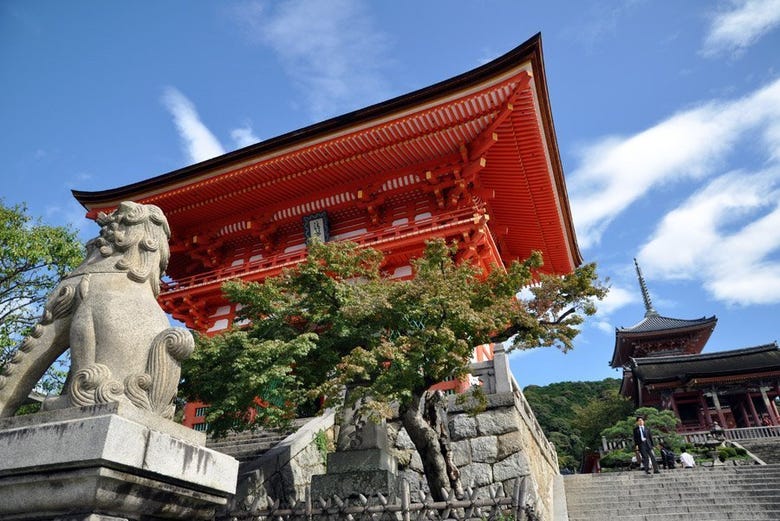 Kiyomizu-dera is another Buddhist temple in Kyoto