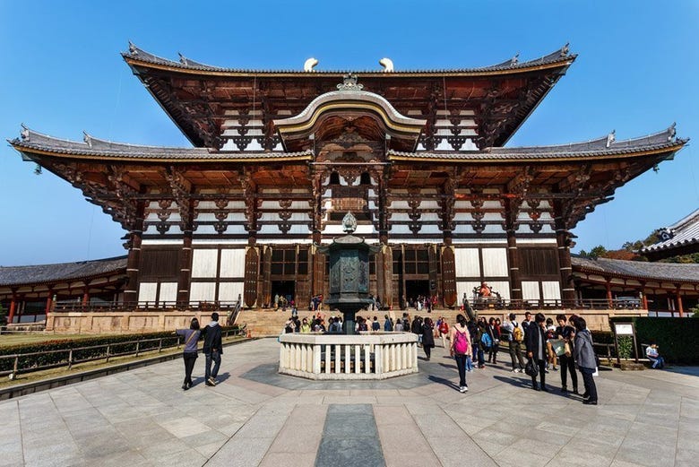 Todai-ji is the most famous temple in Nara