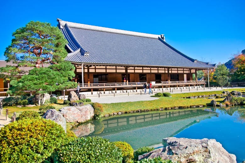 The temple of Tenryu-ji in Kyoto