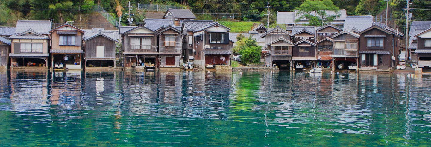 Amanohashidate, Miyama y casas flotantes de Ine desde Osaka