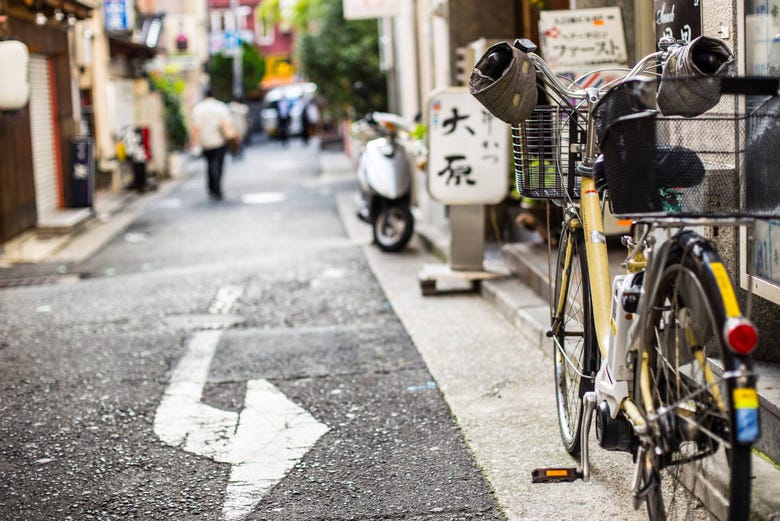 Bicicleta em Osaka