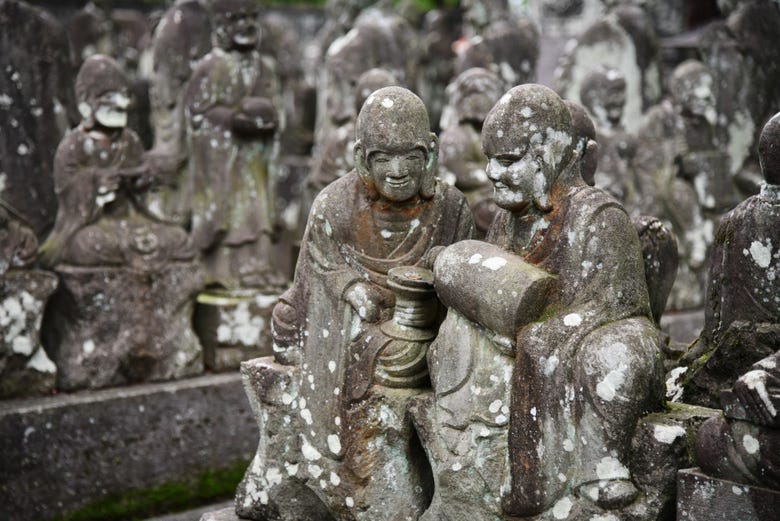 Descubriendo las esculturas del templo Kita-in