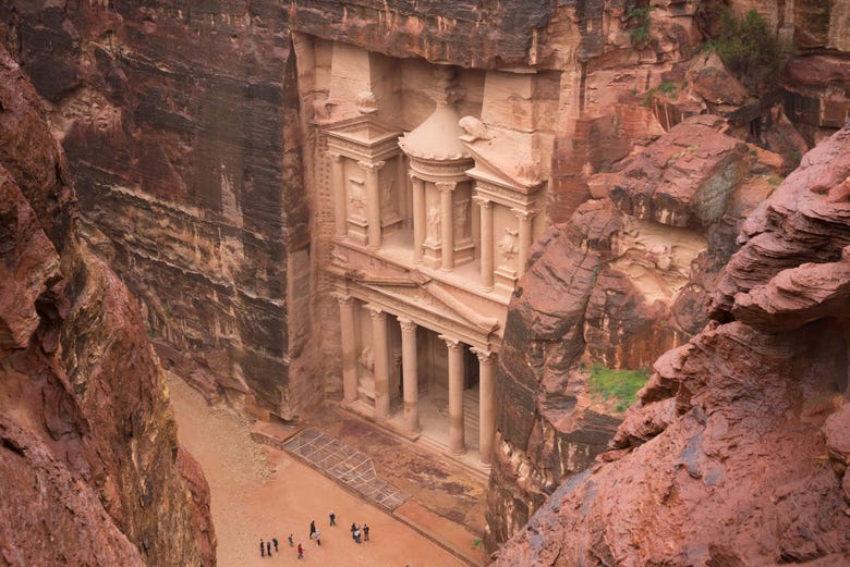 Vistas del Monasterio de Petra
