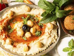 Plato de hummus