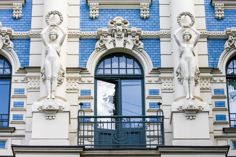 A Jugendstil style building in Albert Street