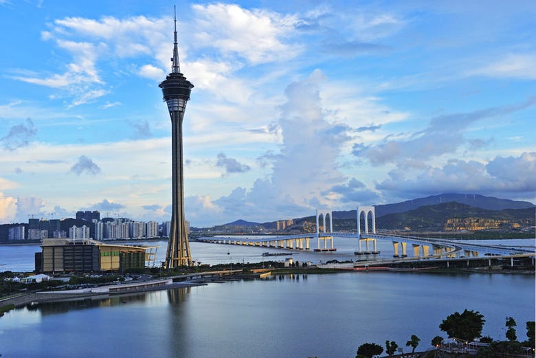 La icónica torre de Macao