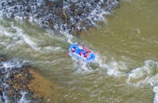Rafting en el río Kiulu