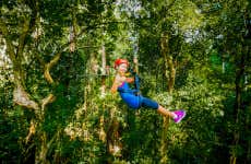 Zip line nel geoparco di Langkawi