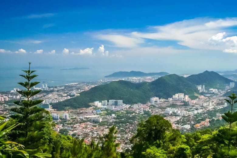 Vista de panorámica de Penang