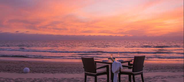 Jantar na praia de Maafushi