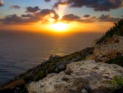 Scogliere di Dingli al tramonto
