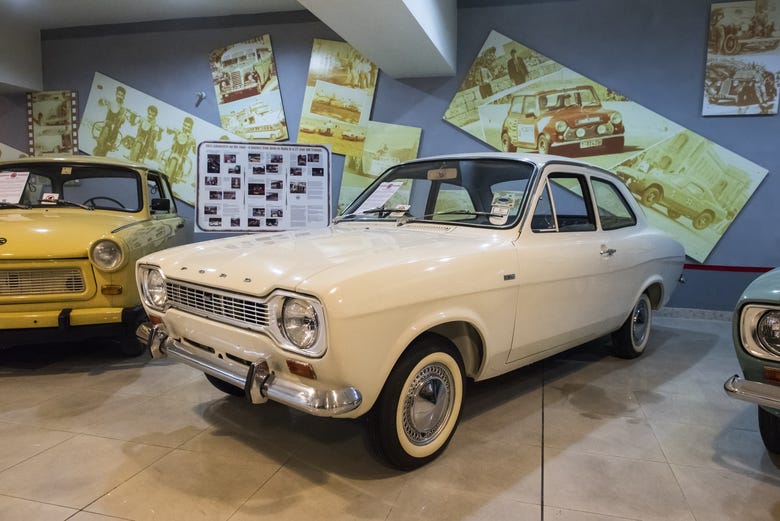 Ford Escort no Museu de Carros Clássicos de Malta