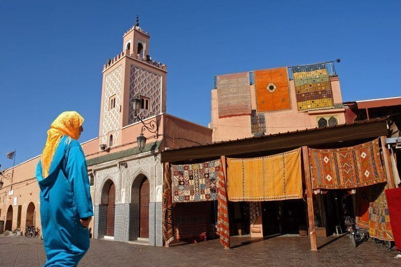 Na medina de Marrakech
