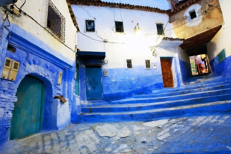 The pretty streets of Chefchaouen