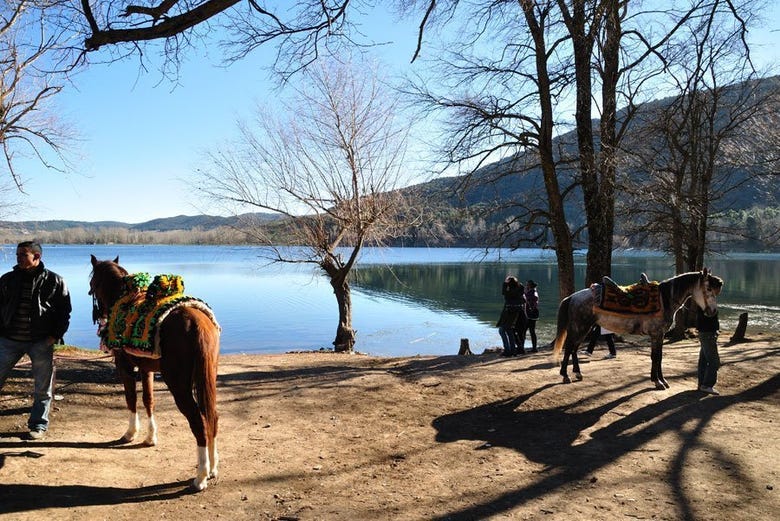 Um dos lagos do Parque Natural de Ifrane