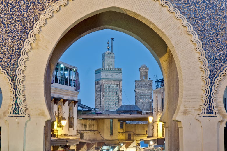 Detalle de la Puerta de Bab Bou Jeloud 