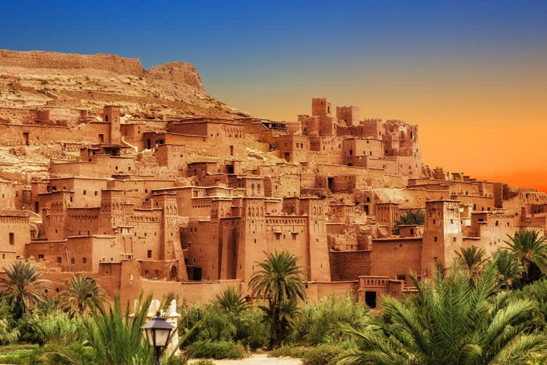 Ait Ben Haddou en un día soleado