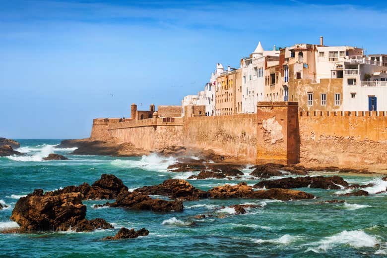 Costa de Essaouira en un día soleado