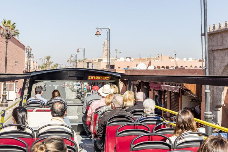 open top bus tour marrakech