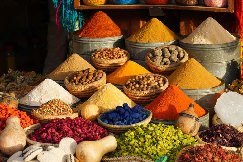 Especias típicas de Marrakech