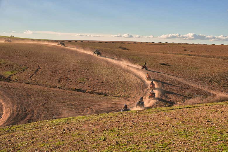 Recorriendo Marrakech en quad