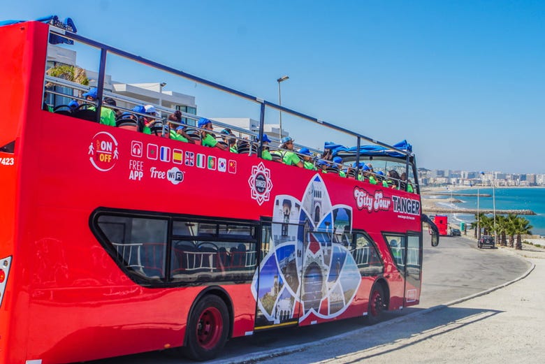 Le bus touristique de Tanger