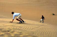 Sandboarding at Chachalacas