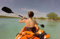 Tour en kayak por la laguna Bacalar