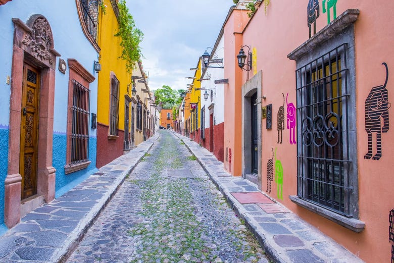 Le colorate strade di San Miguel de Allende
