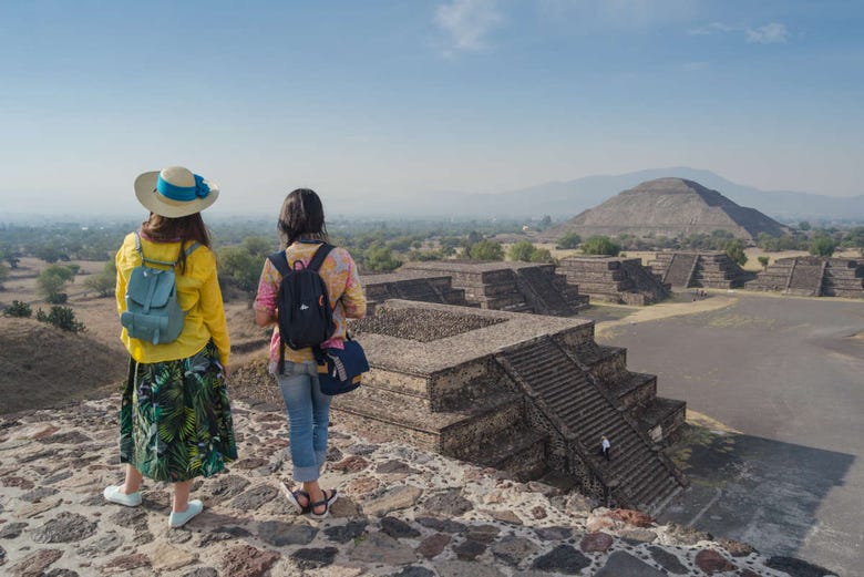 Visitando Teotihuacán