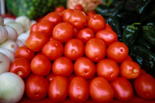 Tomates do mercado