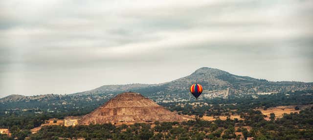 Vol privé en montgolfière au-dessus de Teotihuacan