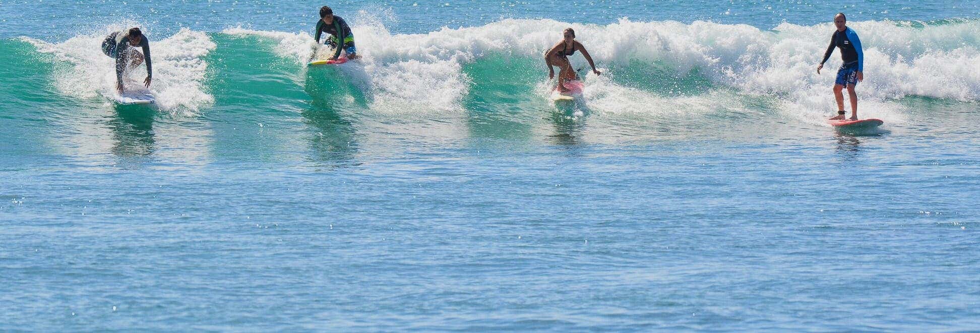 Curso de surfe em Los Cabos