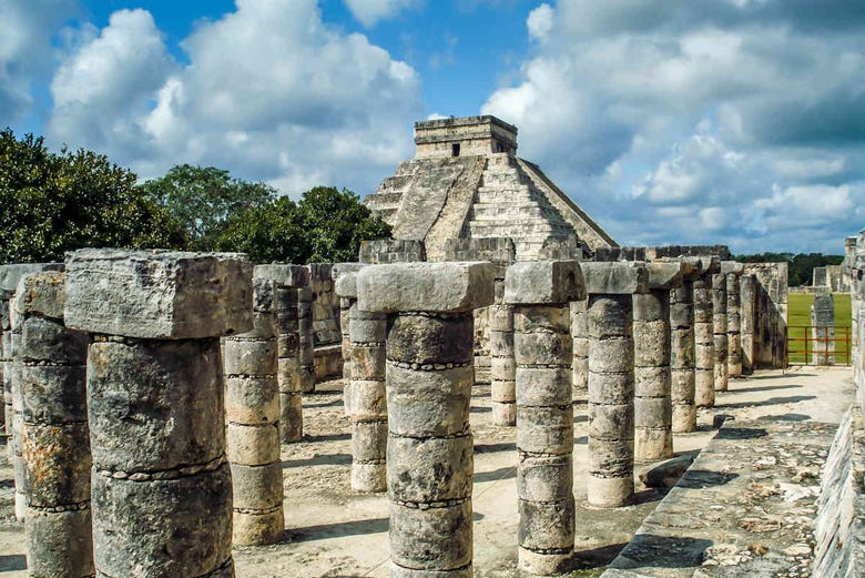 Vestígios arqueológicos de Chichen Itzá 
