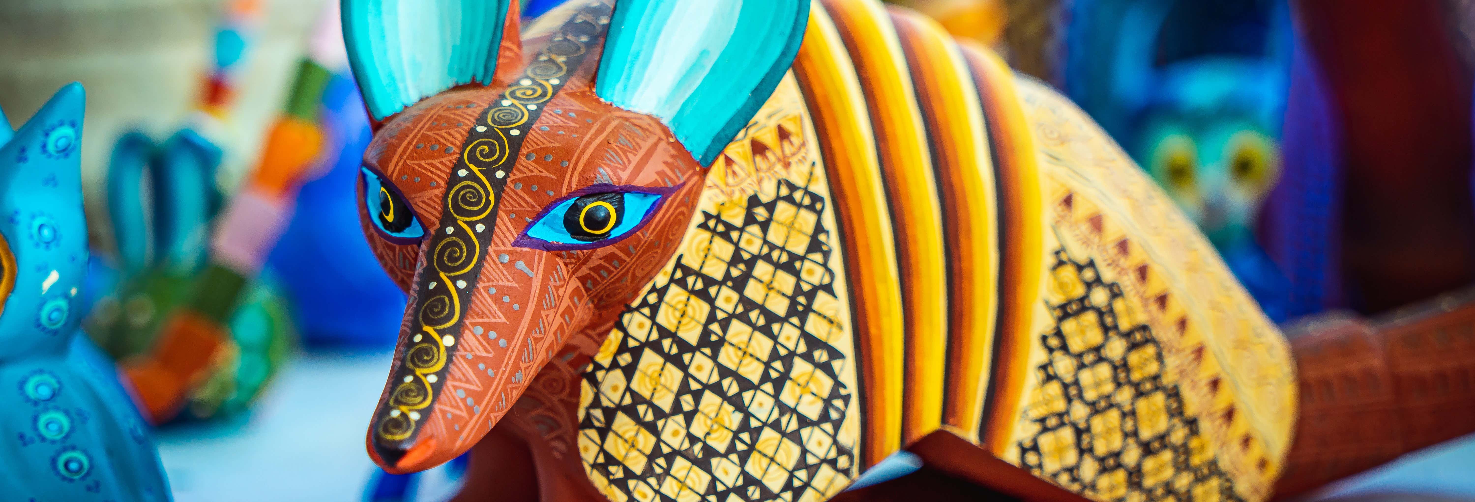 Taller de alebrijes en San Martín Tilcajete