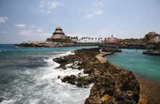 Ingresso do parque Xcaret