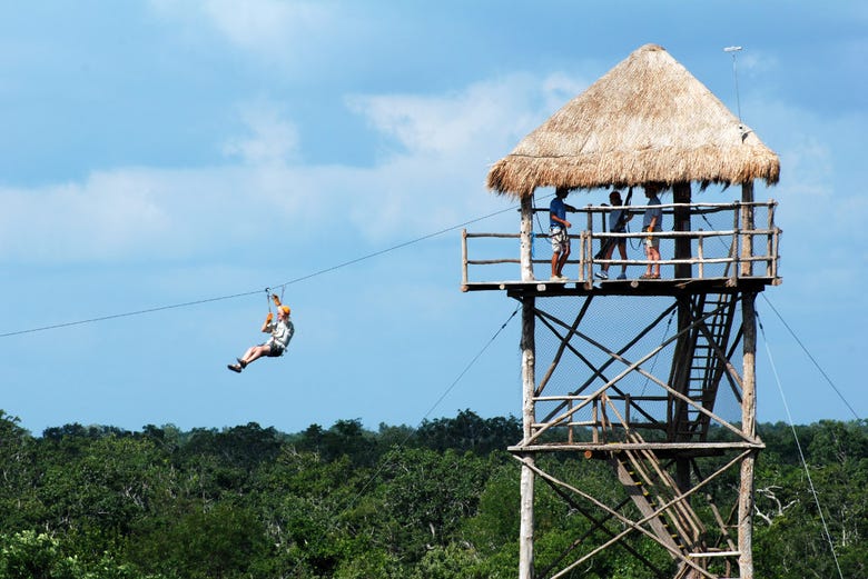 Ziplines in the Mayan Jungle