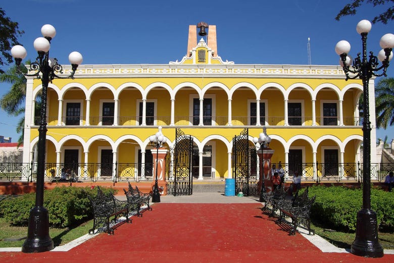 The Parque Principal town square
