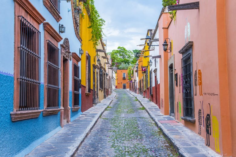 Calles coloniales de San Miguel de Allende