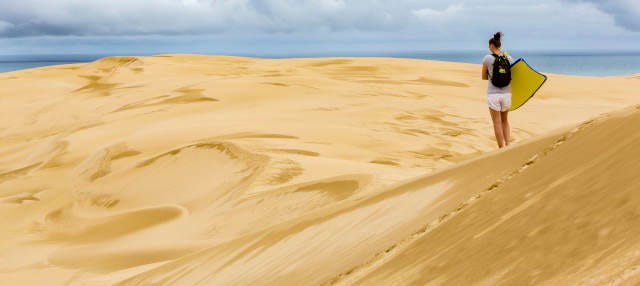 Sandboarding en las dunas de Chachalacas