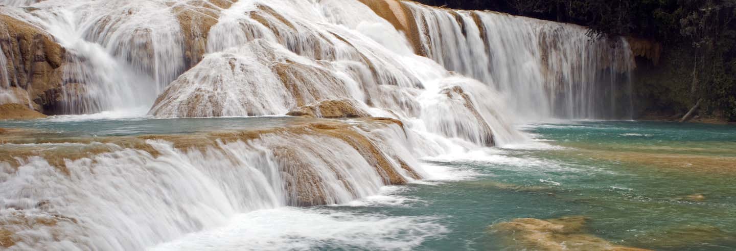 Excursión a Agua Azul, Misol-Há y Palenque desde Villahermosa