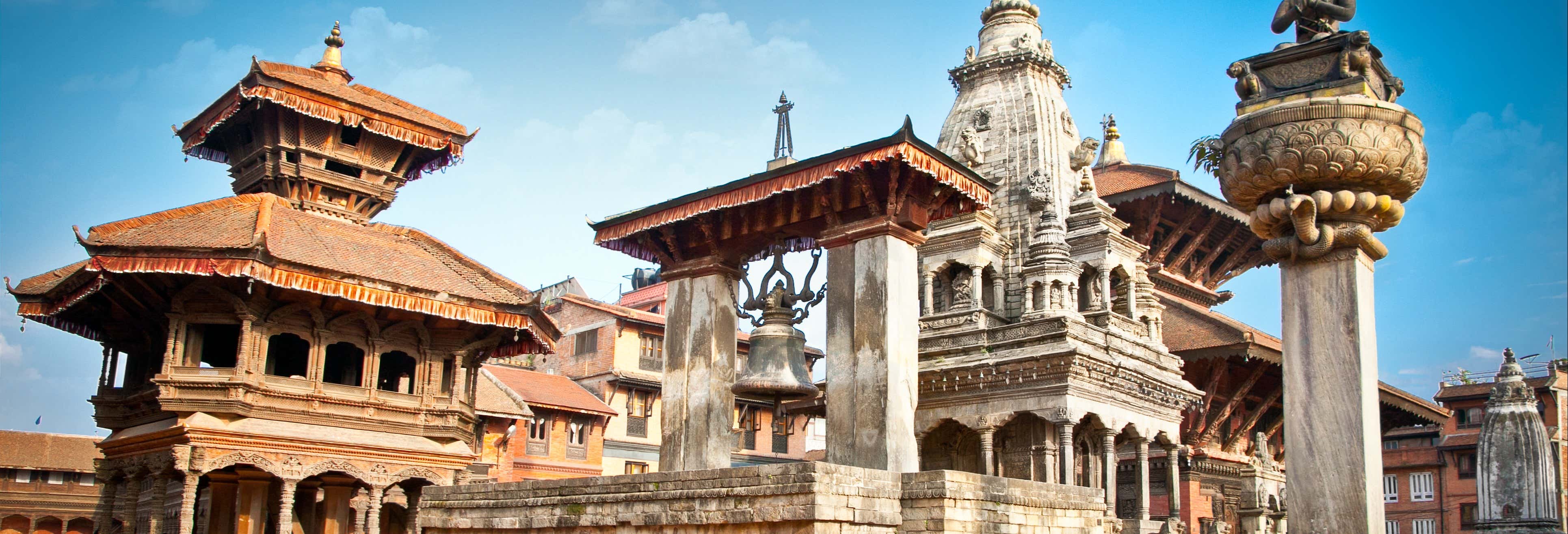 Tour noturno de rickshaw por Katmandu
