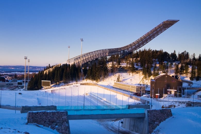 The Holmenkollen ski jump