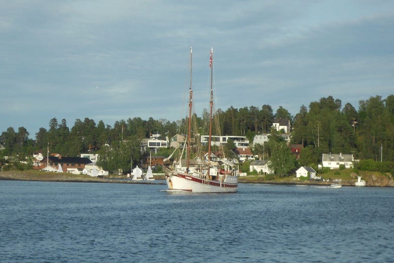 Traditional cruise on the Oslo fjord