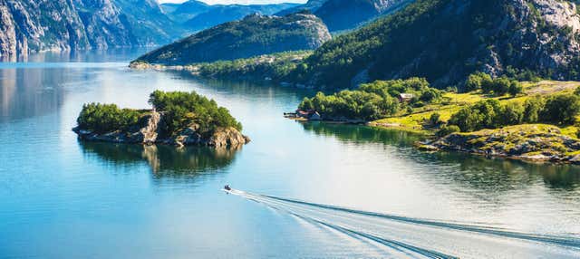 Giro in barca a Lysefjord per croceristi
