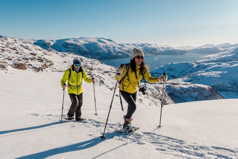 À la découverte des paysages glacés de Kvaløya