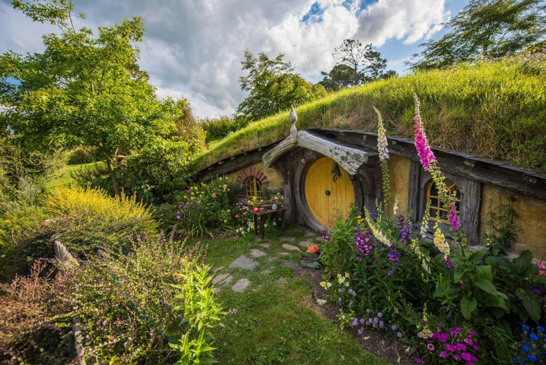 Una de las casas hobbit